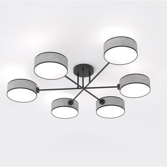 Emibig Emibig MAGA 6 GRAY - Stilvolle Deckenlampe für jeden Raum