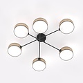 Emibig Emibig MAGA 6 RATTAN - Stijlvolle plafondlamp voor elke ruimte