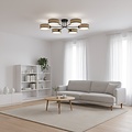 Emibig Emibig MAGA 6 RATTAN - Stilvolle Deckenlampe für jeden Raum