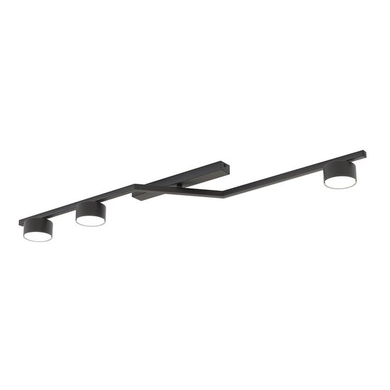 Emibig Emibig SKAN 3 BLACK - Modern ceiling lamp for stylish lighting