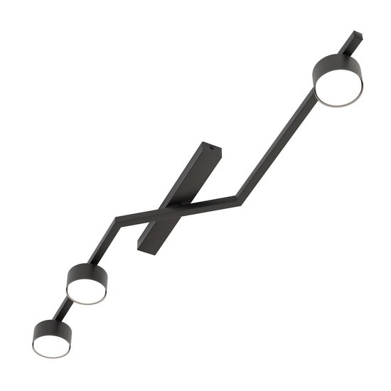 Emibig Emibig SKAN 3 BLACK - Lampe de plafond moderne pour un éclairage élégant