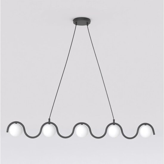Emibig Emibig SINUS BL OPAL - Lámpara colgante moderna para una iluminación elegante