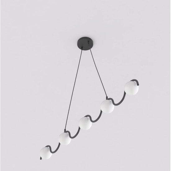 Emibig Emibig SINUS BL OPAL - Lámpara colgante moderna para una iluminación elegante