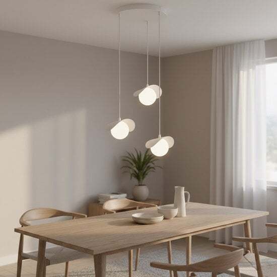 Emibig Emibig RITUAL 3 PREM WHITE - Moderne Pendelleuchte für stilvolle Beleuchtung