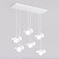 Emibig Emibig RITUAL 6 WHITE - Lámpara colgante moderna para una iluminación elegante