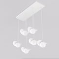 Emibig Emibig RITUAL 6 WHITE - Lámpara colgante moderna para una iluminación elegante