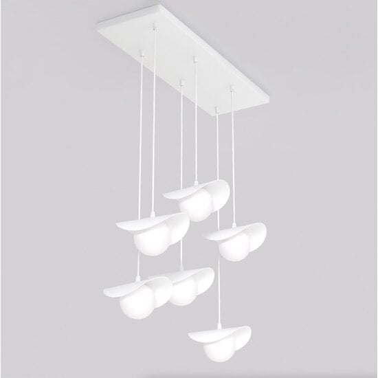 Emibig Emibig RITUAL 6 WHITE - Modern pendant lamp for stylish lighting