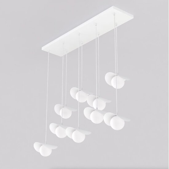 Emibig Emibig RITUAL 9 WHITE - Moderne hanglamp voor sfeervolle verlichting