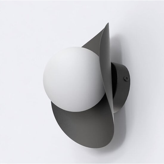 Emibig Emibig FIERO M K1 BLACK - Moderne wandlamp voor sfeervolle verlichting