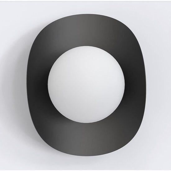 Emibig Emibig FIERO M K1 BLACK - Moderne wandlamp voor sfeervolle verlichting