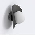 Emibig Emibig FIERO M K1 BLACK - Moderne wandlamp voor sfeervolle verlichting