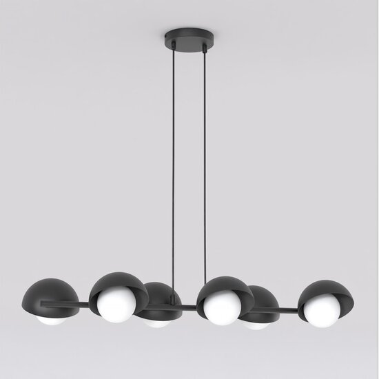 Emibig Emibig BOOM 6 BLACK - Lámpara colgante escandinava elegante para cualquier espacio