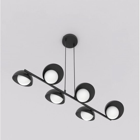 Emibig Emibig BOOM 6 BLACK - Elegante skandinavische Pendelleuchte für jeden Raum