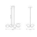 Emibig Emibig BOOM 4 MOKKA - Lampe suspendue scandinave pour tous les espaces
