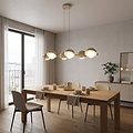 Emibig Emibig BOOM 6 MOKKA - Lampe suspendue scandinave pour un éclairage chaleureux