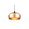 Trio Lighting Glockenförmige Hängelampe verstellbar 1xE27 Messing matt - Ideal für jeden Raum
