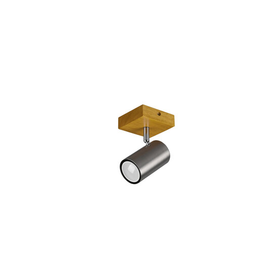 Trio Lighting Manoeuvrable wall/ceiling spot 1xGU10 nickel matt - Ideal for modern lighting solutions