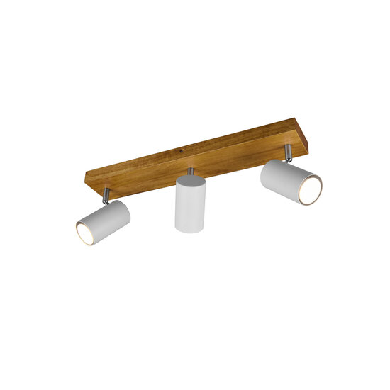 Trio Lighting Wendbare trio plafondspot 3xGU10 wit - Perfecte verlichting voor elke ruimte