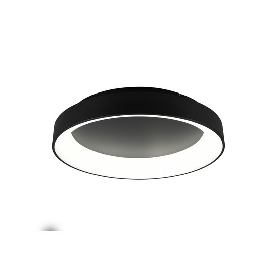 Trio Lighting Weiche runde mattschwarze Multifunktions-Deckenleuchte LED 48W 2600-6000K - Schaffen Sie die perfekte Atmosphäre in jedem Raum