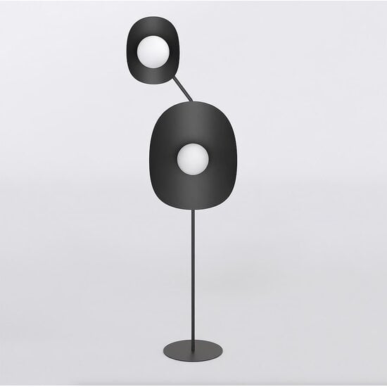 Emibig Emibig DELULU LP2 BLACK - Lámpara de pie moderna para una iluminación elegante