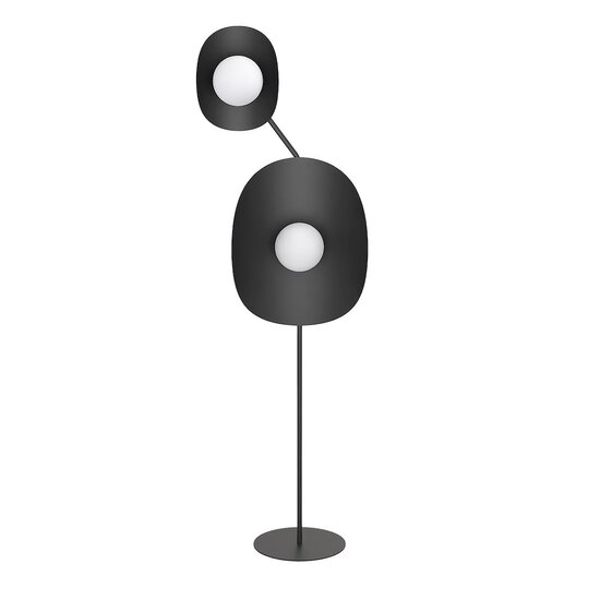 Emibig Emibig DELULU LP2 BLACK - Lámpara de pie moderna para una iluminación elegante