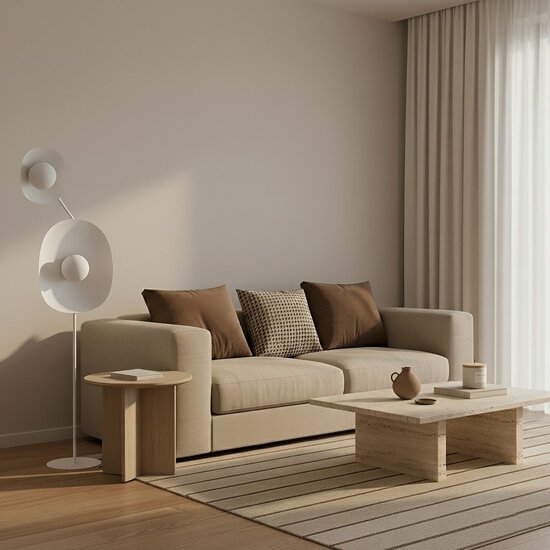 Emibig Emibig DELULU LP2 WHITE - Stylish modern floor lamp for any space