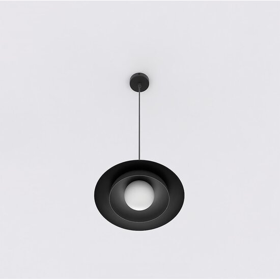 Emibig Emibig SKIN 1 BLACK - Lámpara colgante escandinava elegante para cualquier espacio