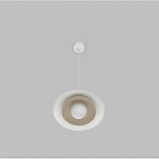 Emibig Emibig SKIN 1 WH MOKKA - Lámpara colgante escandinava para una iluminación elegante