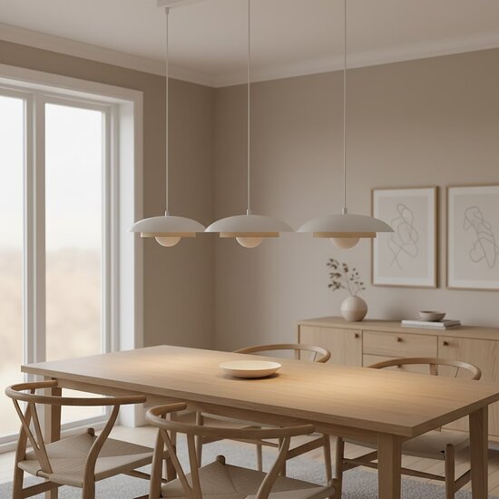 Emibig Emibig SKIN 3 WH MOKKA - Scandinavische hanglamp voor elke ruimte