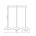 Emibig Emibig SKIN 3 WH MOKKA - Scandinavian pendant lamp for any space