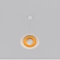 Emibig Emibig SKIN 1 WH ORANGE - Lampe suspendue scandinave pour tous les espaces