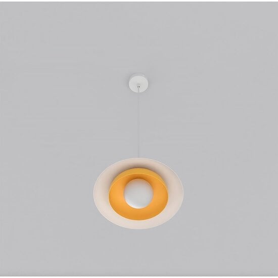 Emibig Emibig SKIN 1 WH ORANGE - Lámpara colgante escandinava para cualquier espacio