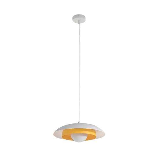 Emibig Emibig SKIN 1 WH ORANGE - Lampe suspendue scandinave pour tous les espaces