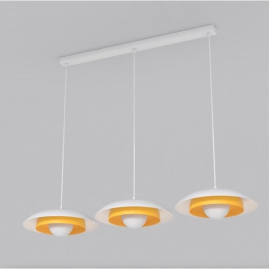 Emibig Emibig SKIN 3 WH ORANGE - Lampe suspendue scandinave pour une ambiance chaleureuse