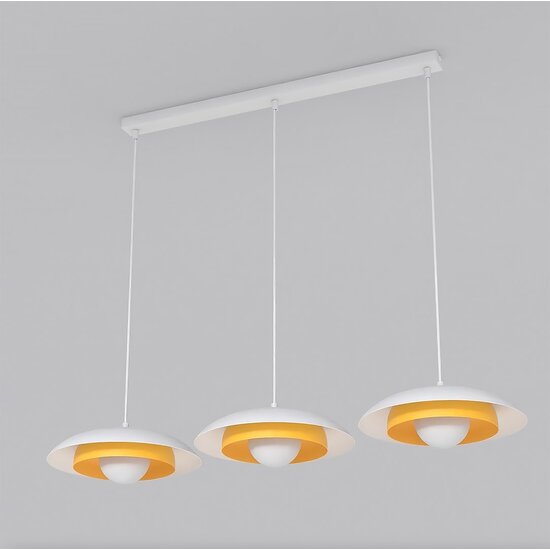 Emibig Emibig SKIN 3 WH ORANGE - Skandinavische Pendelleuchte für eine gemütliche Atmosphäre