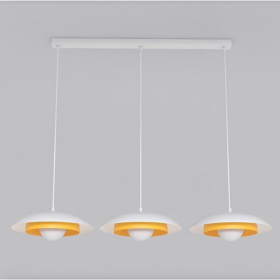 Emibig Emibig SKIN 3 WH ORANGE - Lampe suspendue scandinave pour une ambiance chaleureuse
