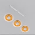 Emibig Emibig SKIN 3 WH ORANGE - Skandinavische Pendelleuchte für eine gemütliche Atmosphäre