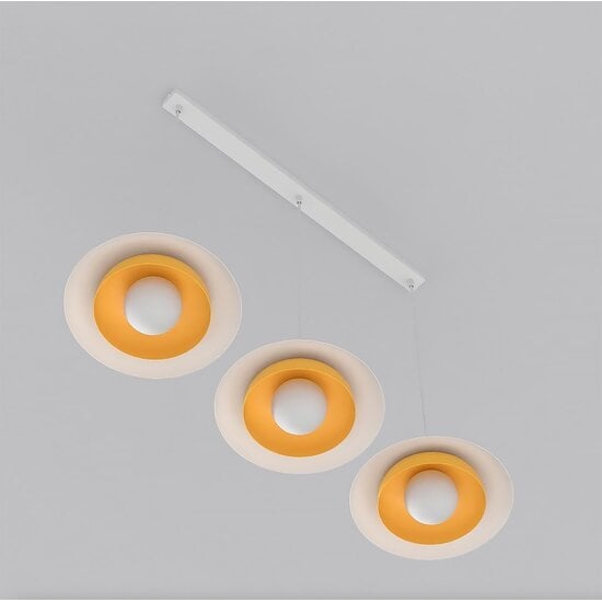 Emibig Emibig SKIN 3 WH ORANGE - Lampe suspendue scandinave pour une ambiance chaleureuse