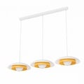 Emibig Emibig SKIN 3 WH ORANGE - Lampe suspendue scandinave pour une ambiance chaleureuse