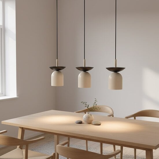 Emibig Emibig EGO 3 BL MOKKA - Skandinavische Pendelleuchte für gemütliches Licht