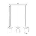 Emibig Emibig EGO 3 BL MOKKA - Lampe suspendue scandinave pour un éclairage chaleureux