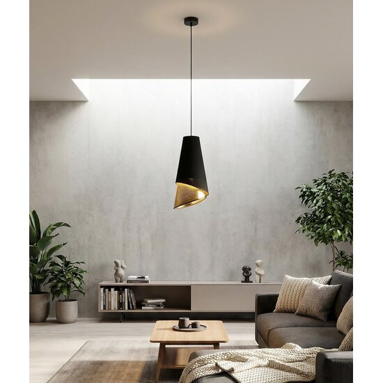 Emibig Emibig MODA 1 BL GOLD - Lámpara colgante moderna para cualquier espacio