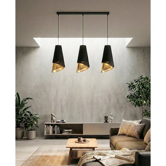 Emibig Emibig MODA 3 BL GOLD - Modern pendant lamp for any space