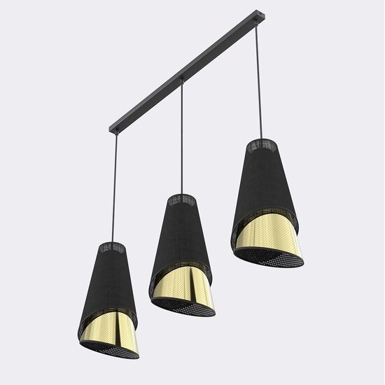 Emibig Emibig MODA 3 BL GOLD - Lampe suspendue moderne pour tous les espaces
