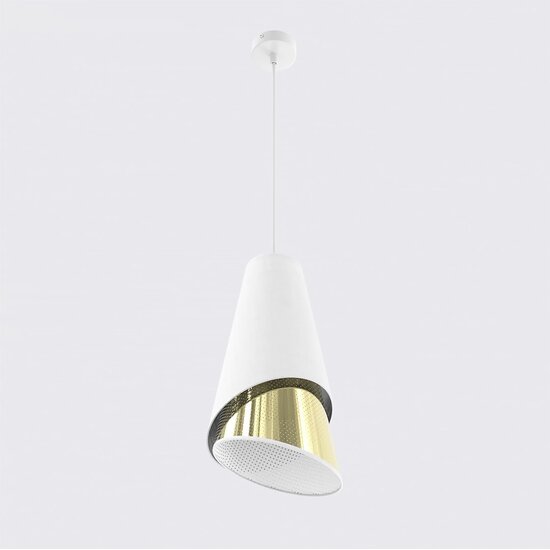 Emibig Emibig MODA 1 WH GOLD - Moderne hanglamp voor elke ruimte
