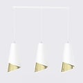 Emibig Emibig MODA 3 WH GOLD - Lámpara colgante moderna para una iluminación elegante