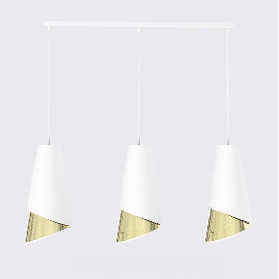 Emibig Emibig MODA 3 WH GOLD - Moderne Pendelleuchte für stilvolle Beleuchtung