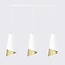 Emibig Emibig MODA 3 WH GOLD - Modern pendant lamp for stylish lighting