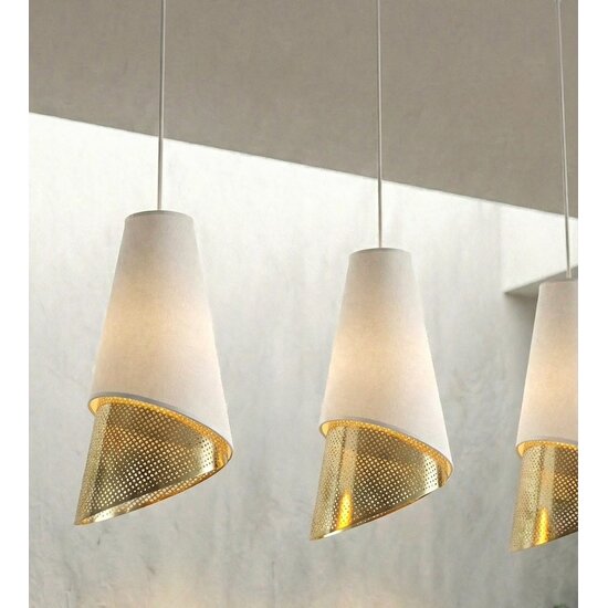 Emibig Emibig MODA 3 WH GOLD - Modern pendant lamp for stylish lighting