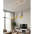 Emibig Emibig MODA 3 WH GOLD - Modern pendant lamp for stylish lighting